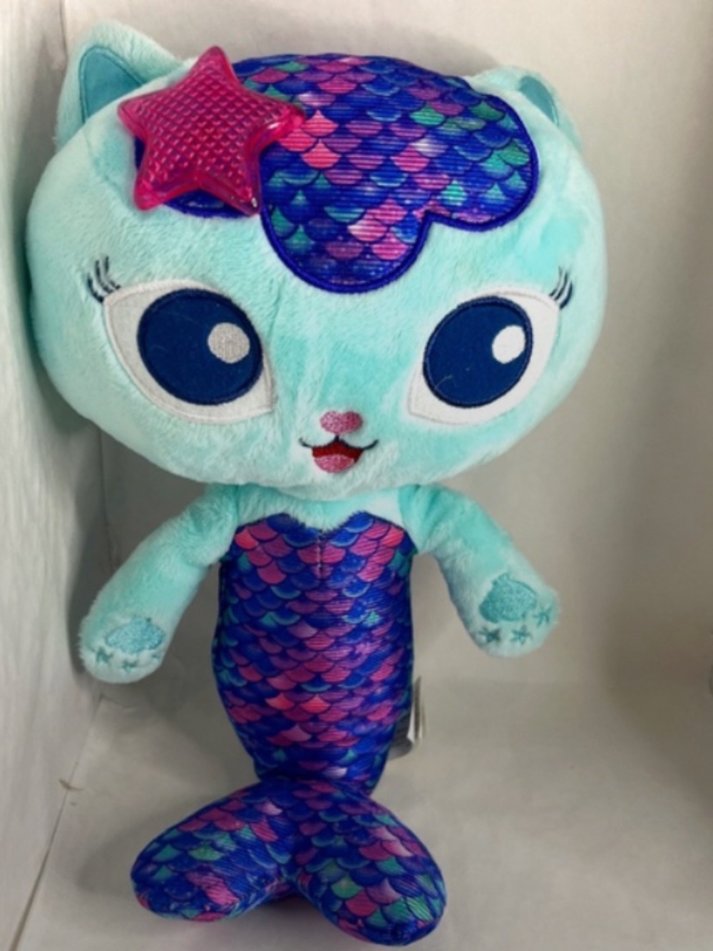 Gabby’s Dollhouse Musical Mercat Mermaid Cat Plush WORKS